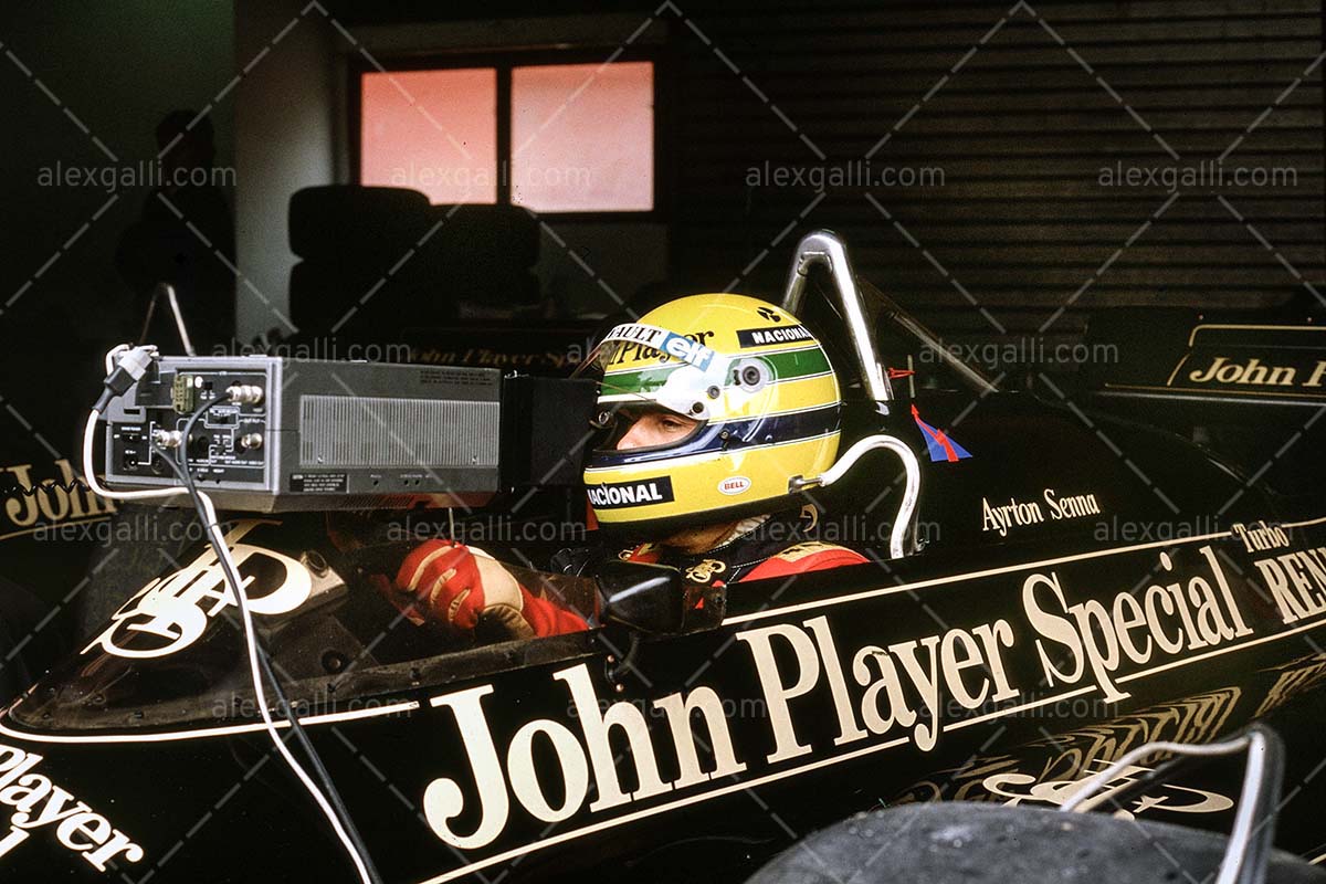 F1 1985 Ayrton Senna - Lotus 97T - 19850139