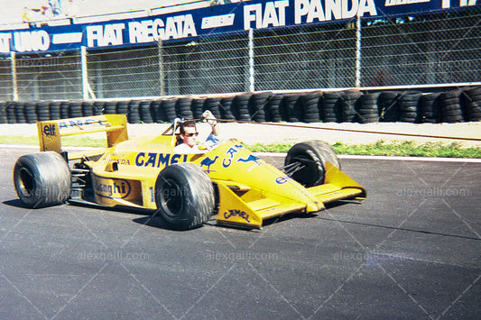 F1 1987 Ayrton Senna - Lotus 99T - 19870114