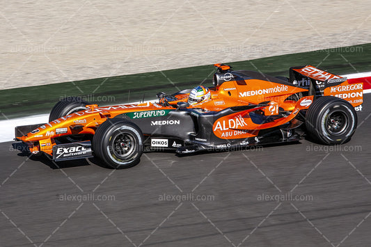 F1 2007 Adrian Sutil  - Spyker F8 - 20070127