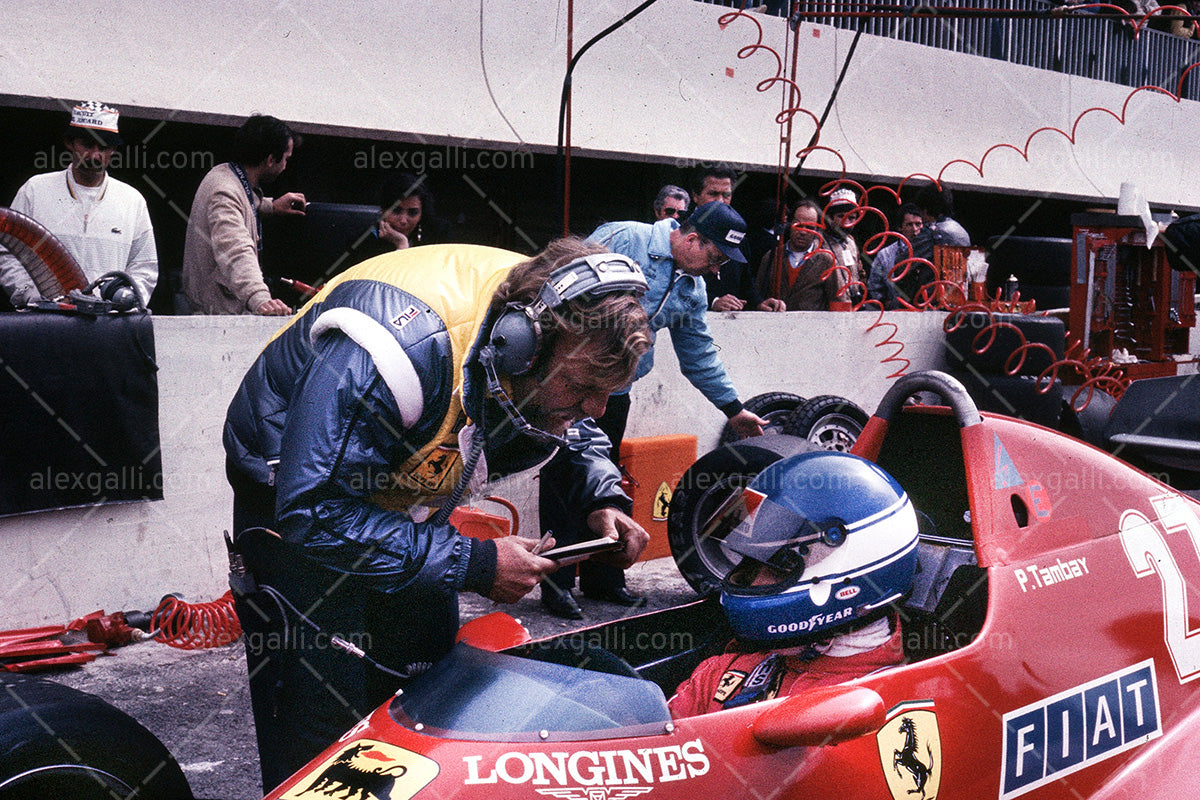 F1 1983 Patrick Tambay - Ferrari 126C - 19830051