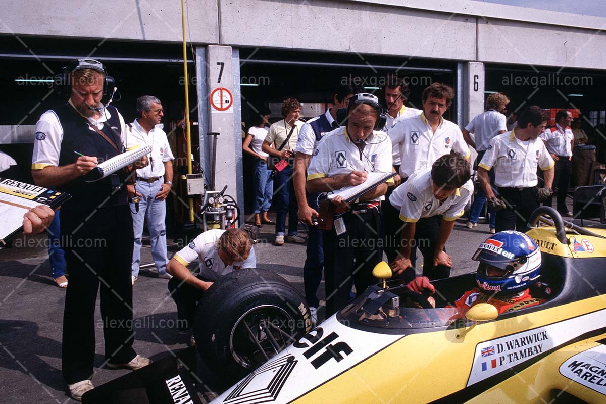 F1 1984 Patrick Tambay - Renault RE50 - 19840104