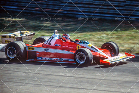 F1 1978 Gilles Villeneuve - Ferrari 312 T3 - 19780052