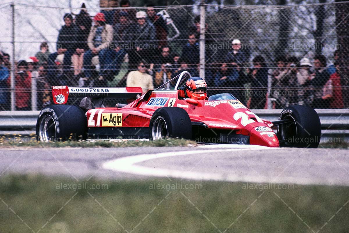 F1 1981 Gilles Villeneuve - Ferrari 126CK - 19810063