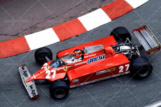 F1 1981 Gilles Villeneuve - Ferrari 126CK - 19810054