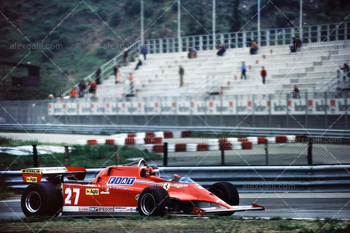 F1 1981 Gilles Villeneuve - Ferrari 126CK - 19810060