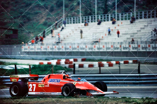 F1 1981 Gilles Villeneuve - Ferrari 126CK - 19810060