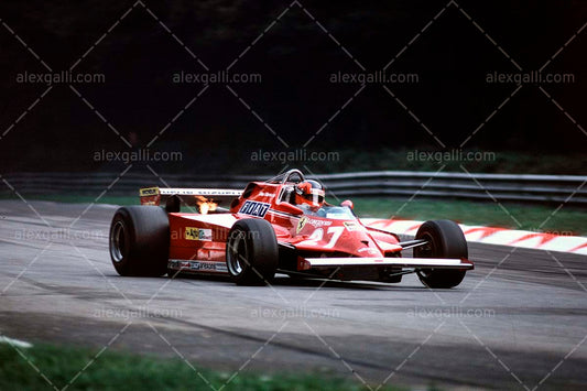 F1 1981 Gilles Villeneuve - Ferrari 126CK - 19810061