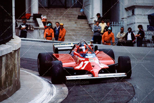 F1 1981 Gilles Villeneuve - Ferrari 126CK - 19810058